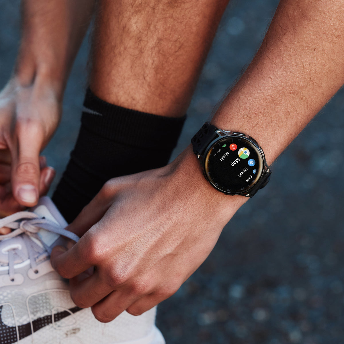 Amazfit Cheetah 2 Pro روی دست هنگام تمرین
