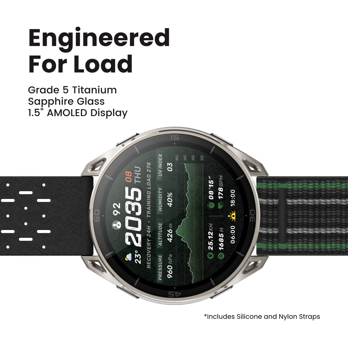 ویژگیهای ساعت Amazfit Cheetah 2 Ultra برای تریل رانینگ