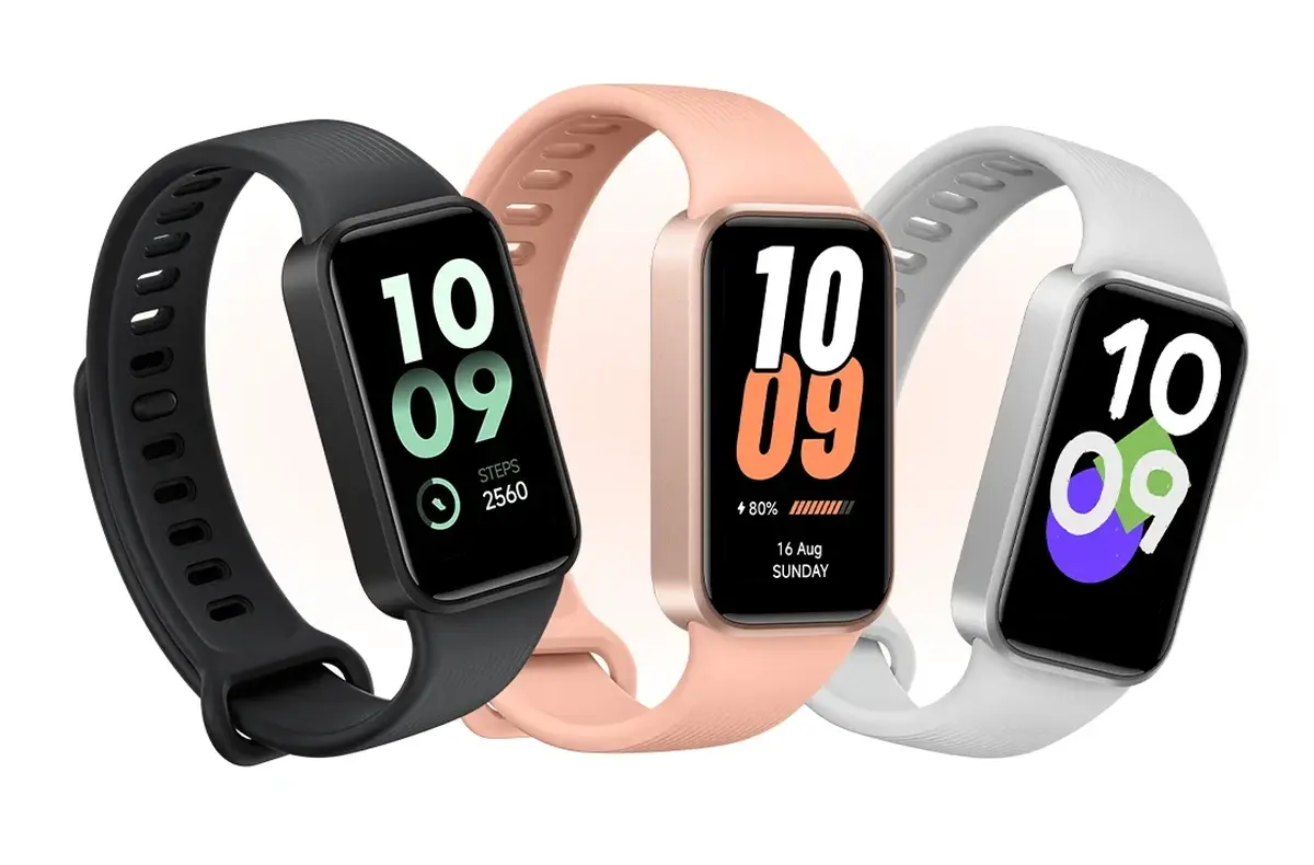 مچبند هوشمند Xiaomi Smart Band 11 Active در رنگهای مشکی، صورتی و خاکستری